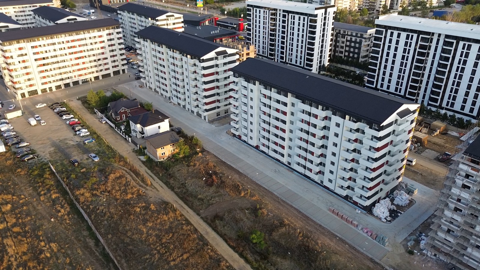 Zona rezidențială Militari – Roșu, vedere aeriană